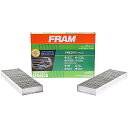自動車パーツ 海外社外品 修理部品 FRAM Fresh Breeze Cabin Air Filter Replacement for Car Passenger Compartment w/Arm and Hammer Baking Soda, Easy Install, CF8603A for Select Honda Vehicles white 2 Count (Pack of 1)自動車パーツ 海外社外品 修理部品