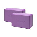 ヨガブロック フィットネス Gaiam Essentials Yoga Block (Set Of 2) - Supportive Latex-Free Eva...