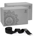 ヨガブロック フィットネス Overmont Yoga Block 2 Pack Supportive Latex-Free EVA Foam Soft Non...