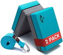 ヨガブロック フィットネス Heathyoga Yoga Blocks 2 Pack with Strap, High Density EVA Foam Yog...