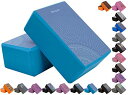 ヨガブロック フィットネス RDX Yoga Block Set, Non-Slip High-Density Eva Foam Brick for Pilates Flexibility Body Balance, Easy Grip Surface for Stability Strength Training Deepen Poses Exercise Office Home Gym, 23x15x9.8CMヨガブロック フィットネス