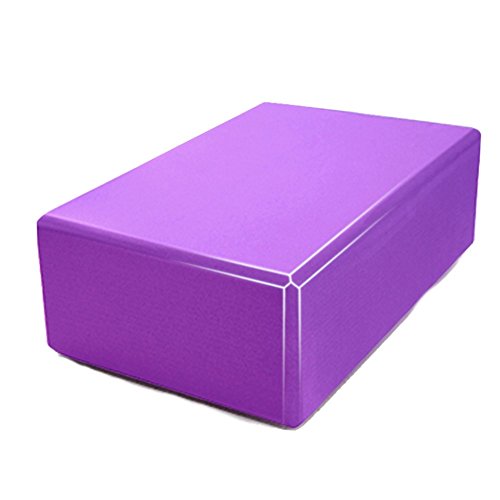 ヨガブロック フィットネス FANGDA Yoga Block Foaming Foam Brick Exercise Fitness Stretching Aid Gym Purple 2pc ヨガブロック フィットネス