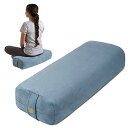ヨガブロック フィットネス Florensi Yoga Bolster Pillow-Luxurious Velvet Bolster for Restorat...