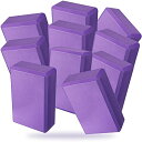 ヨガブロック フィットネス 10 Pcs Yoga Blocks Eva Foam Blocks Supportive Yoga Brick Soft Non ...