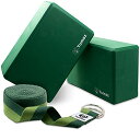 ヨガブロック フィットネス Tumaz Yoga Blocks 2 Pack with Strap Set, High Density/Lightweight ...