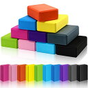 ヨガブロック フィットネス 10 Pcs Foam EVA Yoga Blocks Lightweight Yoga Bricks Non Slip Suppo...