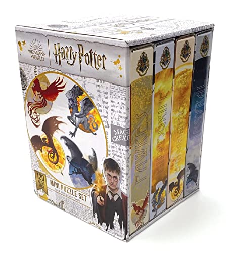 ϥ꡼ݥå ꥫľ͢   Harry Potter Paper House Productions Harry Potter Set of Four 120-piece Mini Puzzles in Storage Box - Magical Beastsϥ꡼ݥå ꥫľ͢   Harry Potter