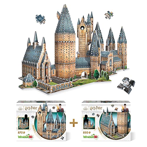 ϥ꡼ݥå ꥫľ͢   Harry Potter Wrebbit3d Hogwarts Castle 3D Puzzle for Teens and Adults | Great Hall Astronomy Tower Bundle | 1725 Jigsaw Puzzle Pieces | Not Just ϥ꡼ݥå ꥫľ͢   Harry Potter