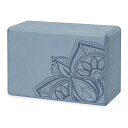 ヨガブロック フィットネス Gaiam Yoga Block - Supportive Latex-Free EVA Foam Soft Non-Slip Surface for Yoga, Pilates, Meditation (Blue Shadow Point)ヨガブロック フィットネス