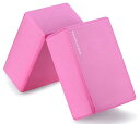 ヨガブロック フィットネス Signature Fitness Set of 2 High Density Yoga Blocks, 9