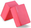ヨガブロック フィットネス Signature Fitness Set of 2 High Density Yoga Blocks, 9