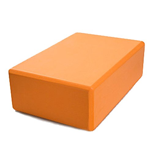 ヨガブロック フィットネス FANGDA Yoga Block Foaming Foam Brick Exercise Fitness Stretching Aid Gym Orange 1pc ヨガブロック フィットネス