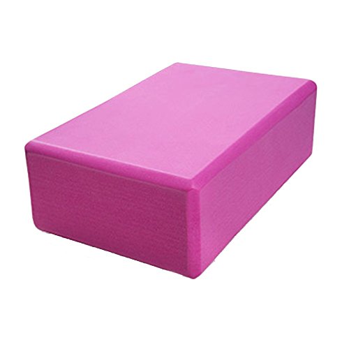 ヨガブロック フィットネス FANGDA Yoga Block Foaming Foam Brick Exercise Fitness Stretching Aid Gym Pink 1pc ヨガブロック フィットネス