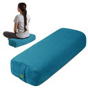 ヨガブロック フィットネス Florensi Yoga Bolster Pillow - Luxurious Velvet Bolster for Restor...