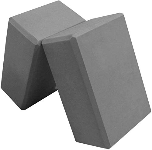 ヨガブロック フィットネス Yoga Blocks-2PC Blocks Set-High Density EVA Foam Blocks to Support and Deepen Poses Improve Strength and Balance and Flexibility-Lightweight Perfect for …