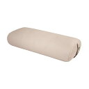 K tBbglX Hugger Mugger EZ Clean Standard Yoga Bolster - Taupe - Firm, supportive, handmade, durable, Eco Vinyl can be wiped down and sanitizedK tBbglX