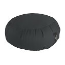 襬֥å եåȥͥ Hugger Mugger Zafu Meditation Cushion - Gray - Support in Cross-Legged Sitting, Buckwheat Filled, Durable Fabric, Convenient Handle, Handmade in USA襬֥å եåȥͥ