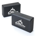 ヨガブロック フィットネス Black Mountain Products Professional Grade Yoga Blocks Se of Two, 3x6x9-Inchヨガブロック フィットネス