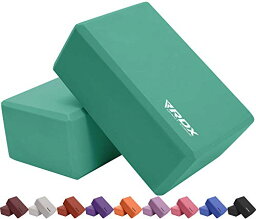 ヨガブロック フィットネス RDX Yoga Block Set, High-Density Eva Foam,Non-Slip Brick for Pilates Flexibility Body Balance, Easy Grip Surface for Stability Strength Training Deepen Poses Exercise Home Office Gym, 23x15x9.8CMヨガブロック フィットネス