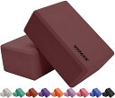 ヨガブロック フィットネス RDX Yoga Block Set, High-Density Eva Foam,Non-Slip Brick for Pilates Flexibility Body Balance, Easy Grip Surface for Stability Strength Training Deepen Poses Exercise Home Office Gym, 23x15x9.8CMヨガブロック フィットネス