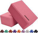ヨガブロック フィットネス RDX Yoga Block Set, High-Density Eva Foam,Non-Slip Brick for Pilat...
