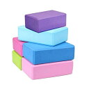 ヨガブロック フィットネス High Density EVA Foam Bricks Yoga Foam Exercise Blocks,6 packs (6 ...