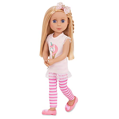 バービー バービー人形 Glitter Girls Lacy 14 Inch Doll Wearing Pink Tunic, Striped Leggings, Hair Bow And Ballet Shoes - Dolls For 3+ Year Old Girlsバービー バービー人形