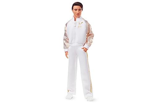 バービー バービー人形 Barbie The Movie Signature Ken in White and Gold Tracksuit Exclusive Doll HPK04 Gold,whiteバービー バービー人形