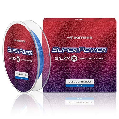 リール キャストキング 釣り道具 フィッシング 海外直輸入 KastKing Superpower Silky8 Braided Fishing Line, Blue, 8 Strand, 40LB, 300Ydsリール キャストキング 釣り道具 フィッシング 海外直輸入