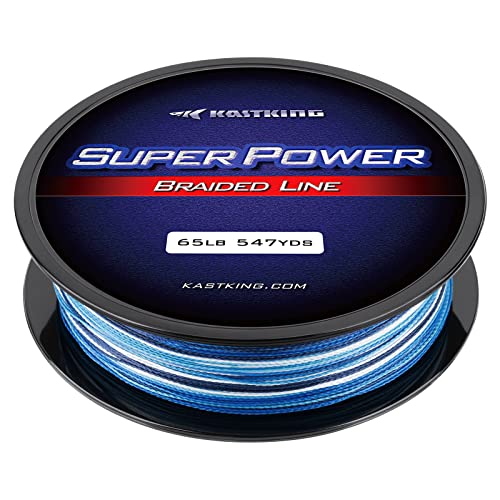 リール キャストキング 釣り道具 フィッシング 海外直輸入 KastKing Superpower Braided Fishing Line, Blue Camo, 8LB, 327 Ydsリール キャストキング 釣り道具 フィッシング 海外直輸入