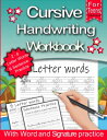 海外製絵本 知育 英語 イングリッシュ アメリカ Cursive Handwriting Workbook For Teens Grades 8 - 12: Volume 2 - Proactive Cursive Practice Instruction Reinforcement for Kids and young adults to ... word trac海外製絵本 知育 英語 イングリッシュ アメリカ