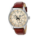 腕時計 オリエント メンズ ORIENT Men's Stainless Steel Japanese Automatic Sport Watch with Leather Calfskin Strap, Brown, 21 (Model: RA-AK0405Y10A), Tan腕時計 オリエント メンズ