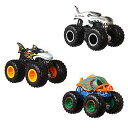 ホットウィール マテル ミニカー ホットウイール Hot Wheels Monster Trucks Creature 3-Pack, 1:64 Scale Toy Trucks: Shark Wreak, Piran-ahh & Mega-Wrexホットウィール マテル ミニカー ホットウイール