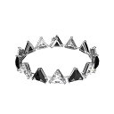 スワロフスキー アクセサリー 海外モデル SWAROVSKI Ortyx Bracelet, Triangle cut crystals, Black, Rhodium Finishスワロフスキー アクセサリー 海外モデル