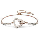 スワロフスキー アクセサリー 海外モデル SWAROVSKI Lovely Bracelet, Heart, White, Rose-gold tone Finishスワロフスキー アクセサリー 海外モデル