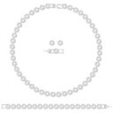 スワロフスキー アクセサリー 海外モデル SWAROVSKI Crystal Angelic All Around Set - Rhodium Plated #5367853スワロフスキー アクセサリー 海外モデル