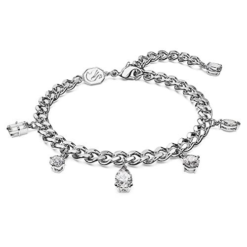 ե ꥫ ꡼ ֥ 襤 Swarovski Dextera Bracelet, Clear Mixed-Cut Stones in a Rhodium Finished Setting, Part of the Dextera Collectionե ꥫ ꡼ ֥ 襤