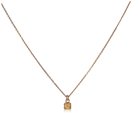 楽天angelicaスワロフスキー アメリカ アクセサリー ブランド かわいい Swarovski Stilla Gold-Tone Plated Yellow Square Cut Pendant 5648749スワロフスキー アメリカ アクセサリー ブランド かわいい