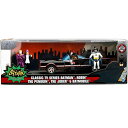 ジャダトイズ ミニカー ダイキャスト アメリカ DC Comics 1:24 Classic TV Series Batman Batmobile Die-Cast Car & 2.75" Batman, Robin, Penguin, & The Joker Figuresジャダトイズ ミニカー ダイキャスト アメリカ