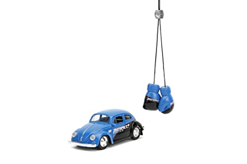 ジャダトイズ ミニカー ダイキャスト アメリカ Punch Buggy 1:32 Scale 1959 Volkswagen Beetle Die-cast Car with Mini Gloves Accessory (Blue), Toys for Kids and Adultsジャダトイズ ミニカー ダイキャスト アメリカ