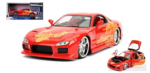 ジャダトイズ ミニカー ダイキャスト アメリカ Jada Toys Models Compatible with Orange JLS Mazda RX-7 Fast Furious 1:24 DIECAST JADA30747ジャダトイズ ミニカー ダイキャスト アメリカ