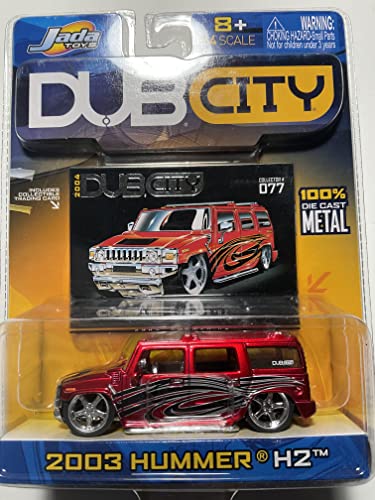 ジャダトイズ ミニカー ダイキャスト アメリカ Jada Dub City Candy Red 2003 Hummer H2 1:64 Scale Die Cast Truck by Jadaジャダトイズ ミニカー ダイキャスト アメリカ