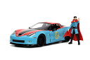ジャダトイズ ミニカー ダイキャスト アメリカ Jada Marvel Doctor Strange 2006 Chevy Corvette Z06 1:24 ...