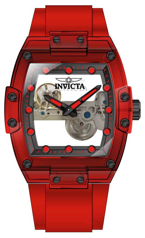 腕時計 インヴィクタ インビクタ メンズ Invicta Men s S1 Rally 47.5mm Silicone Mechanical Watch Red Model: 44366 腕時計 インヴィクタ インビクタ メンズ