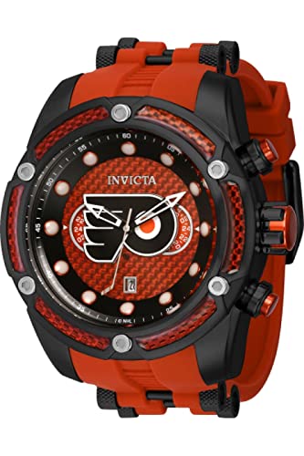 腕時計 インヴィクタ インビクタ メンズ Invicta NHL Philadelphia Flyers Quartz Orange Dial Men 039 s Watch 42283腕時計 インヴィクタ インビクタ メンズ