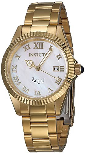 腕時計 インヴィクタ インビクタ レディース Invicta Women's Angel Lady 38mm Stainless Steel Gold White dial (One Size, Multicolored)腕時計 インヴィクタ インビクタ レディース 1