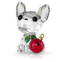 スワロフスキー クリスタル 置物 オーナメント SWAROVSKI Swarovski French Bulldog Ornament, Coloured Cr...