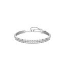 スワロフスキー アクセサリー 海外モデル Swarovski Sparkling Dance Collection Women's Tennis Bracelet, White Crystals with Rhodium Plated Chainスワロフスキー アクセサリー 海外モデル