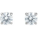 スワロフスキー アクセサリー 海外モデル Swarovski Attract Stud Pierced Earrings, Clear Round-Cut Stones in a Rhodium-Finished Setting, Part of the Swarovski Attract Collectionスワロフスキー アクセサリー 海外モデル