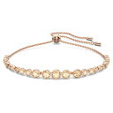 スワロフスキー アクセサリー 海外モデル SWAROVSKI Emily Soft Bracelet, Round Pink Crystals on Rose Gold-Tone Finished Band, Part of the Emily Collectionスワロフスキー アクセサリー 海外モデル